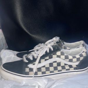 Vans checkered old skool black